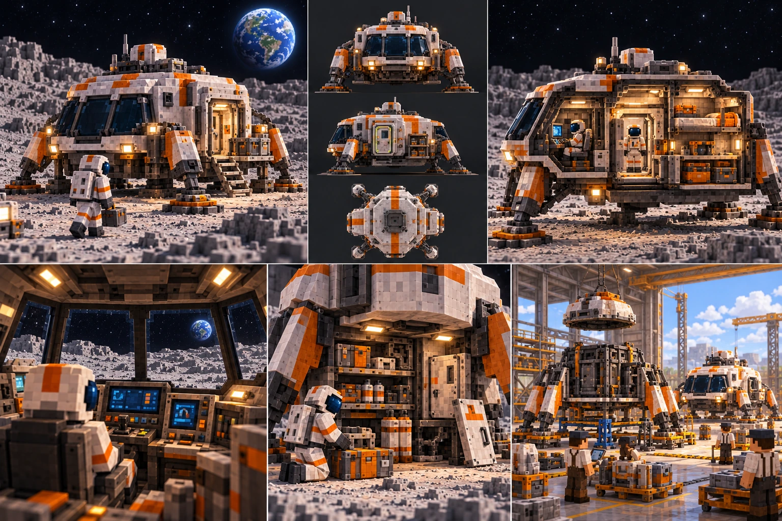 Pilgrim offers a broad-footed lunar refuge relationship, with side entry and accessible conventional service.