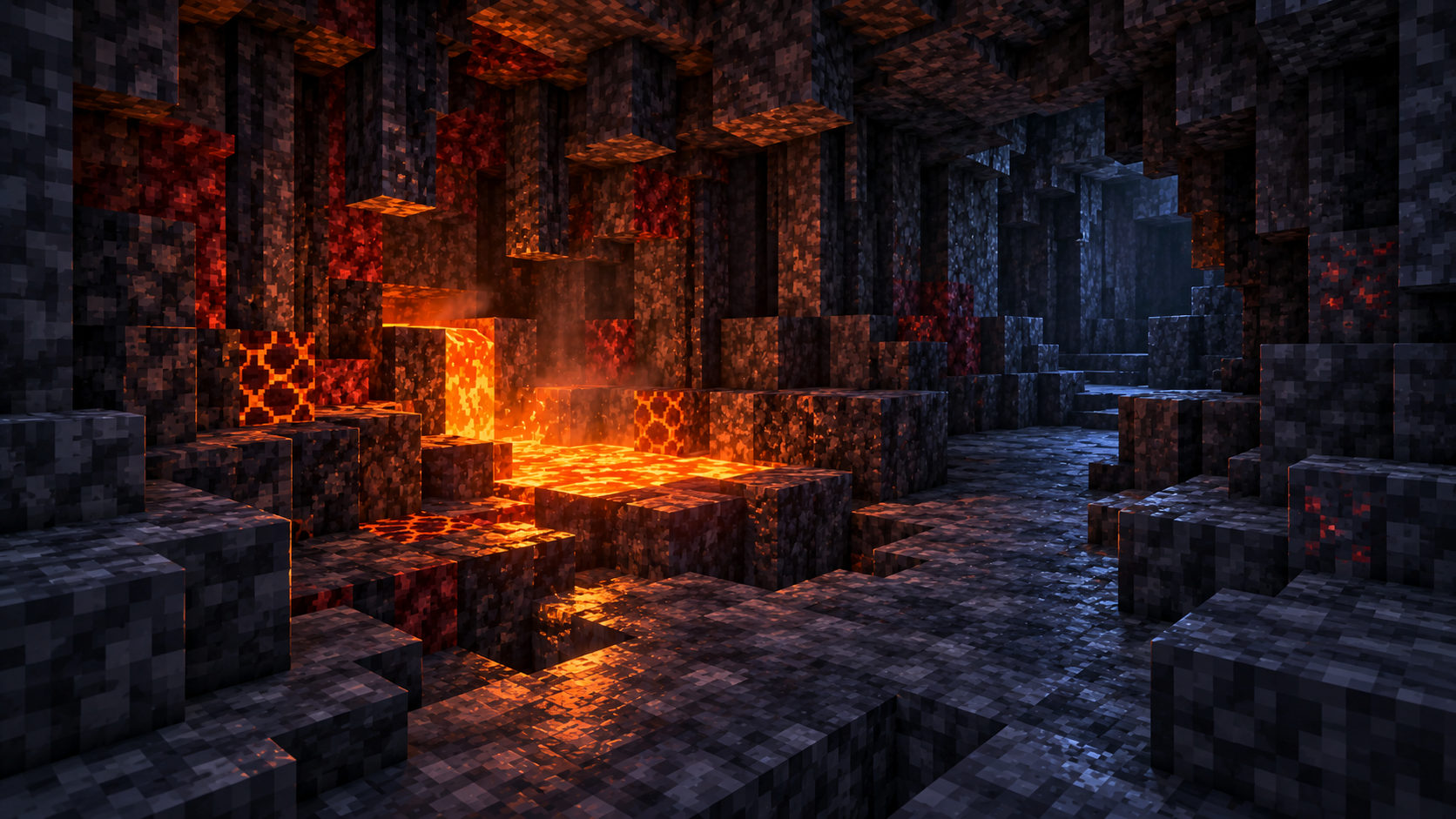 Abyss Magma Vent Variety rendered in the published Minecraft environment style.