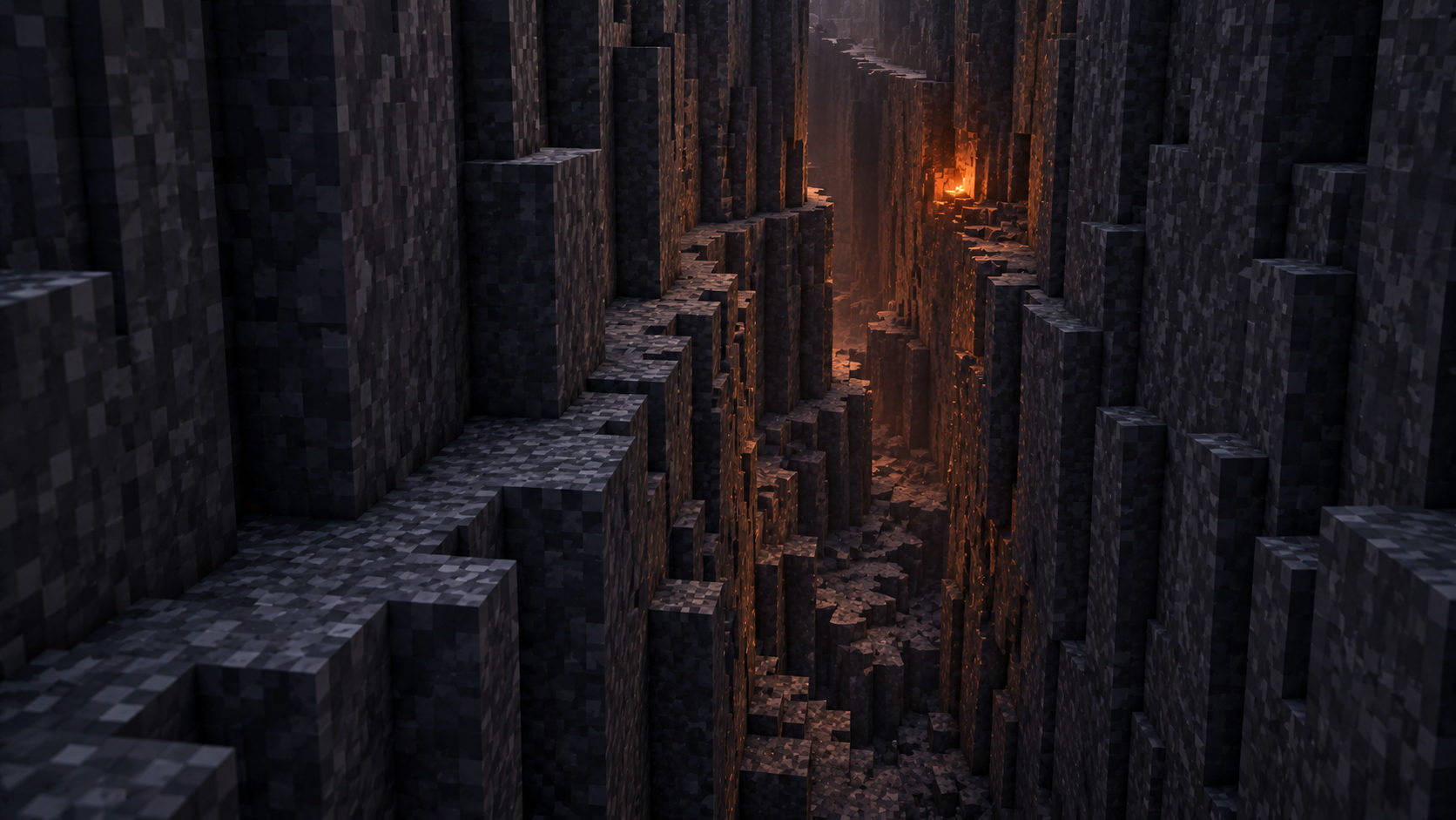 Mantle Basalt Seams Wide rendered in the published Minecraft environment style.