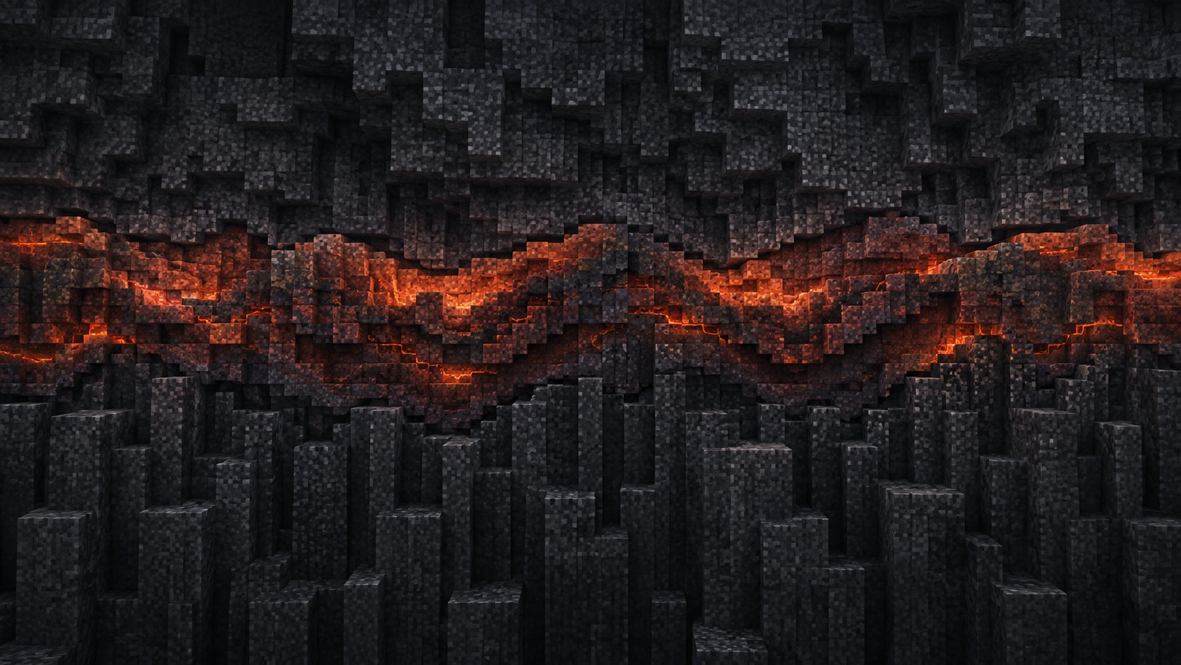 Band Magma rendered in the published Minecraft environment style.