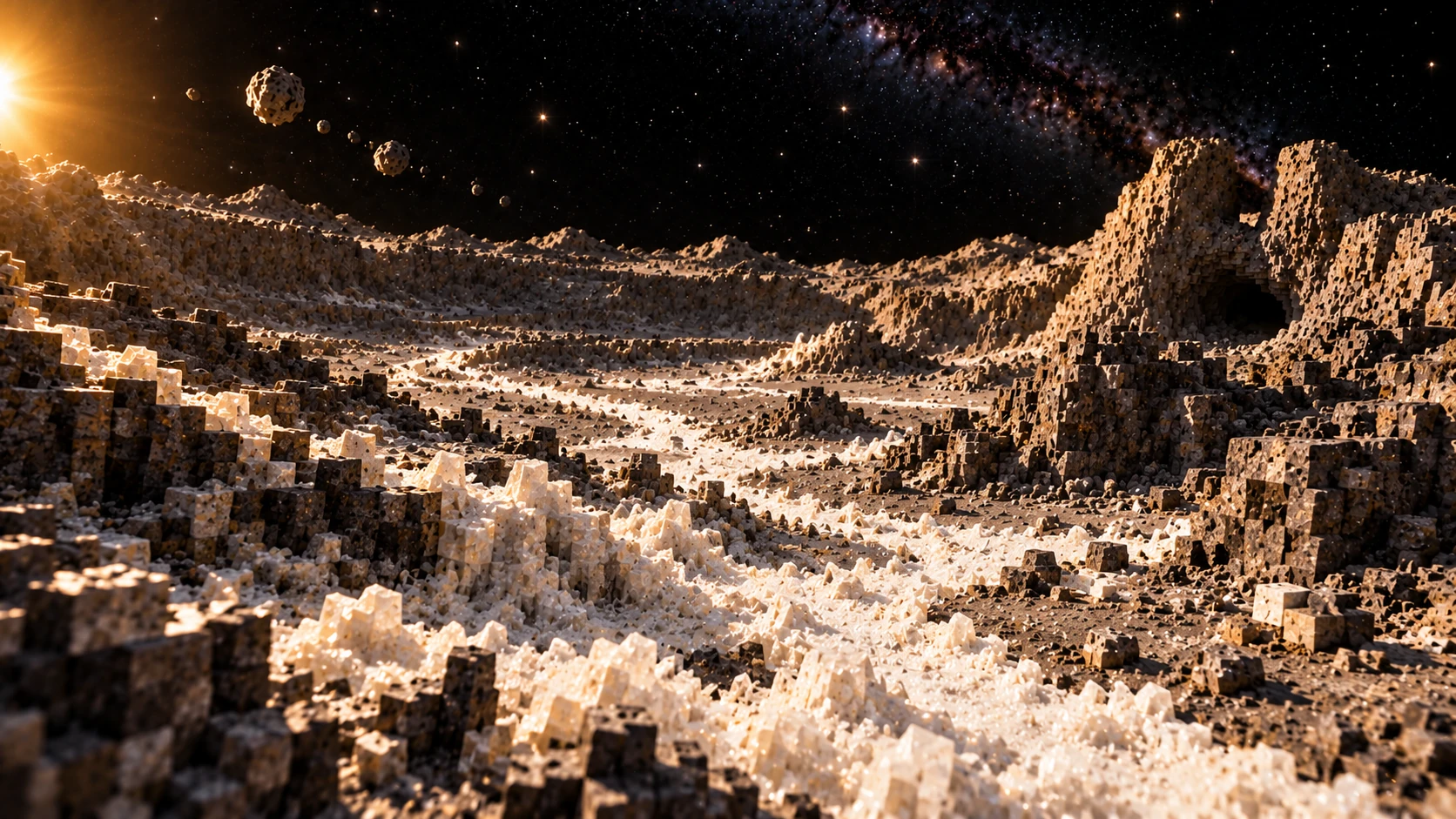 Across the mineral channels