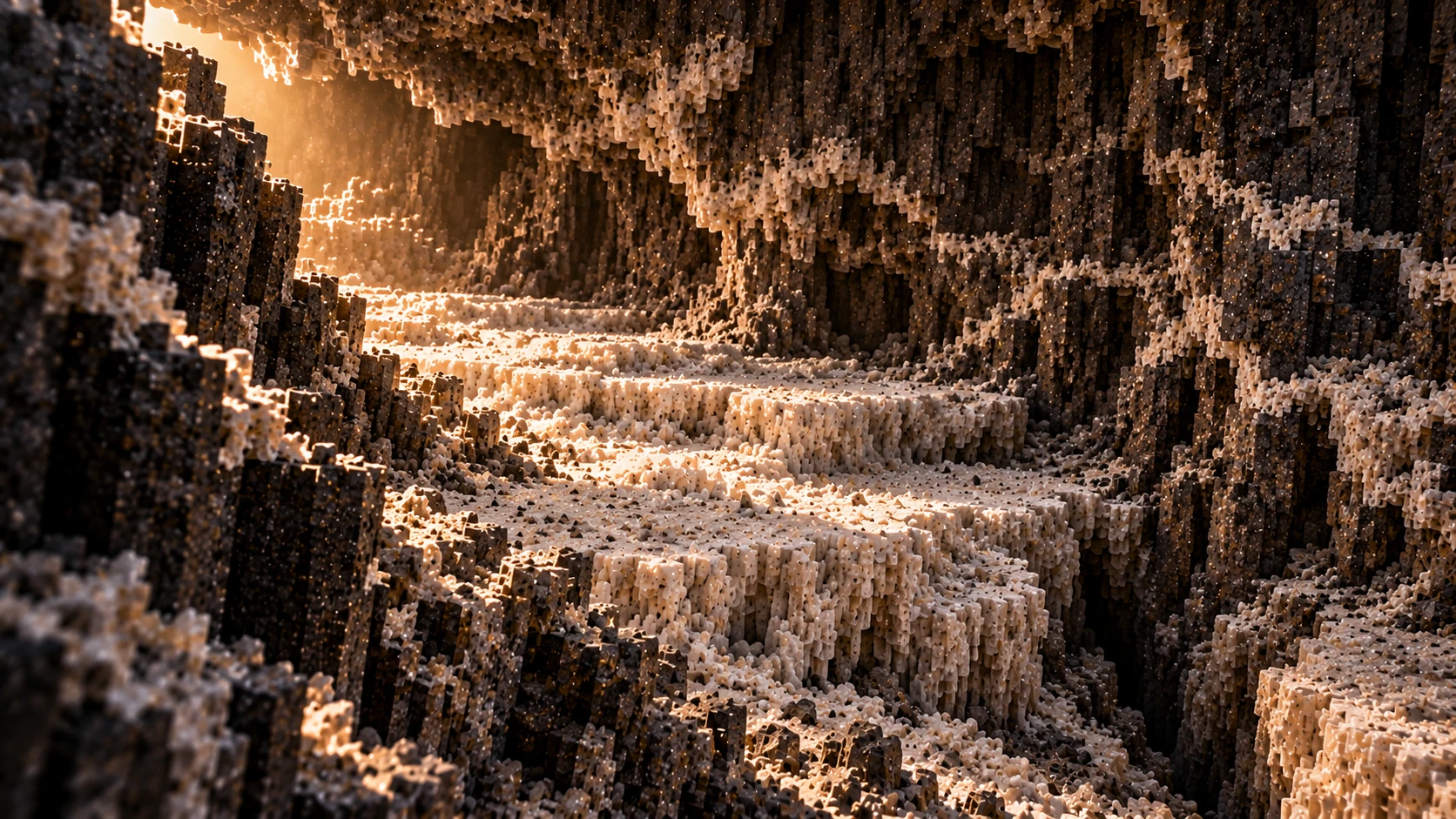 Veins in the stone