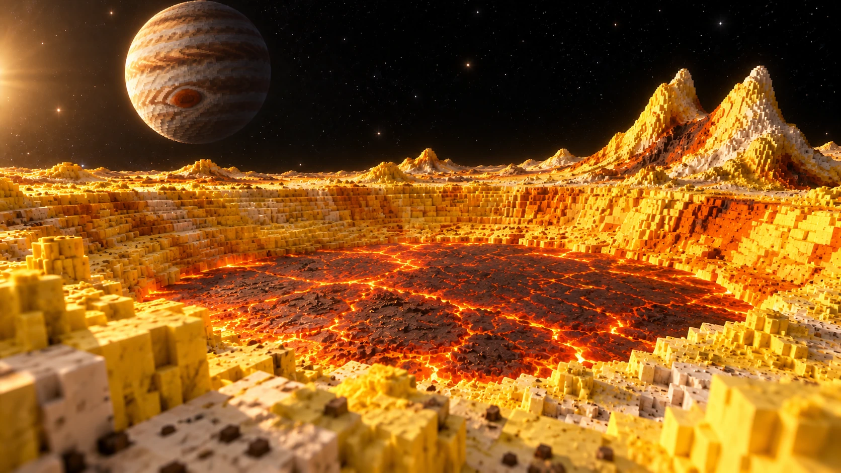 At the lava rim