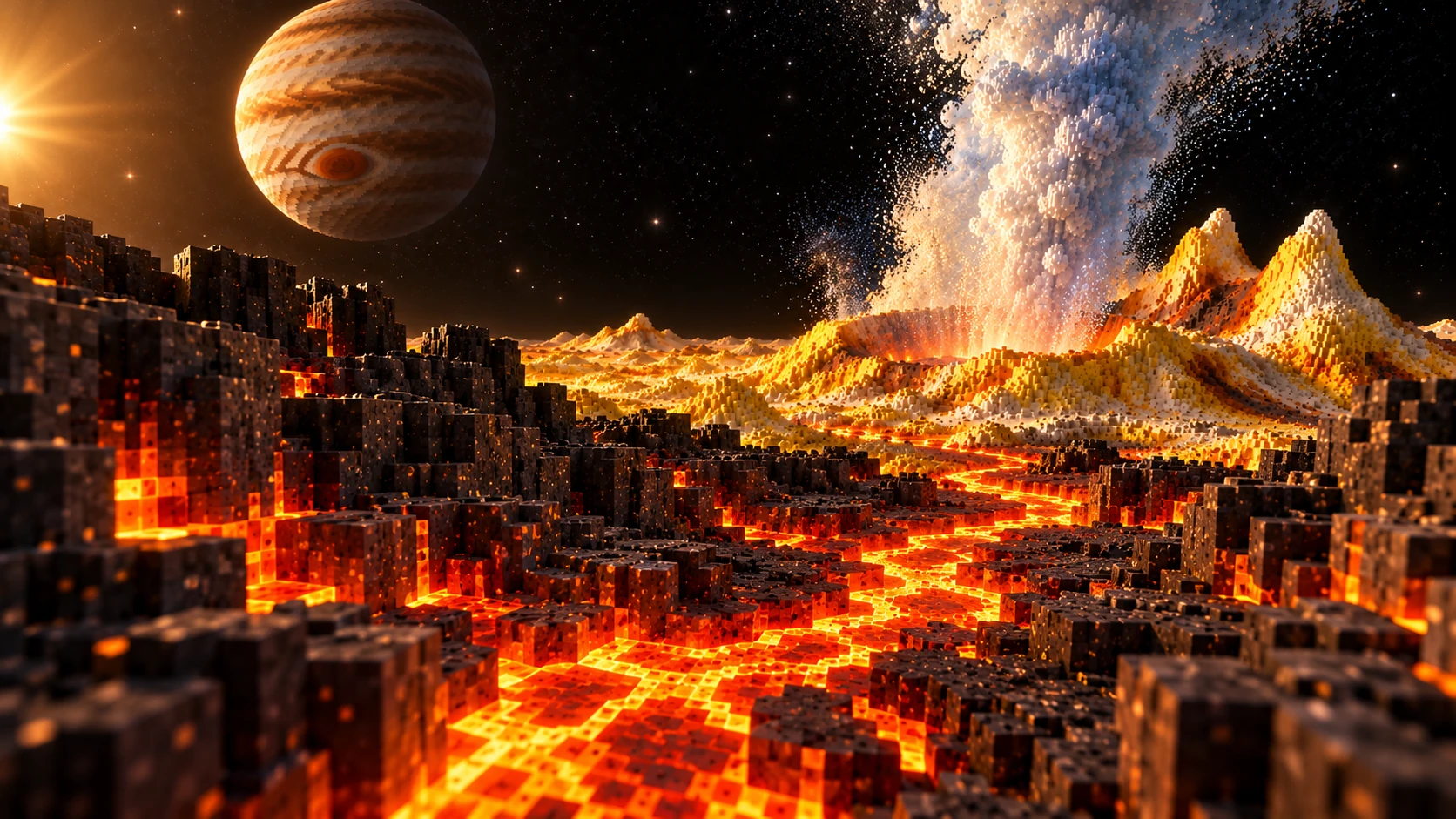 Following the molten seam