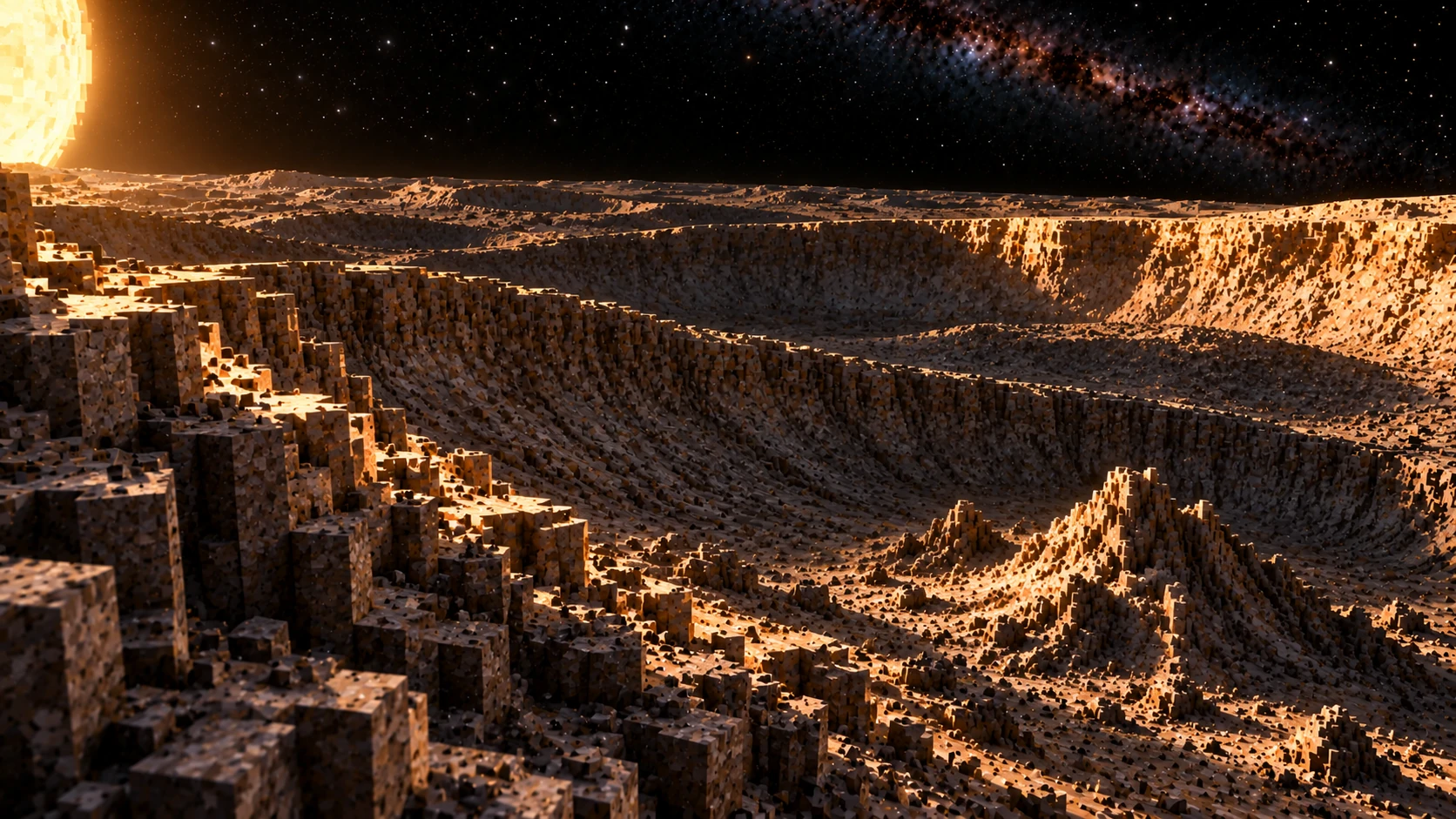 Escarpment edge