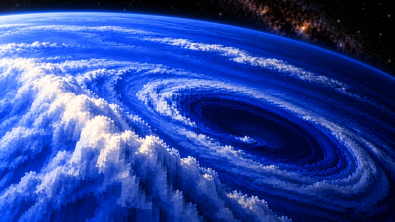 Bright storm wall